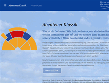 Tablet Screenshot of abenteuer-klassik.de